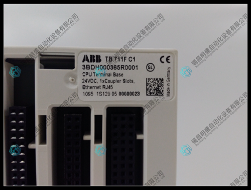 ABB TB711FC1 3BDH000365R0001CPU终端基座