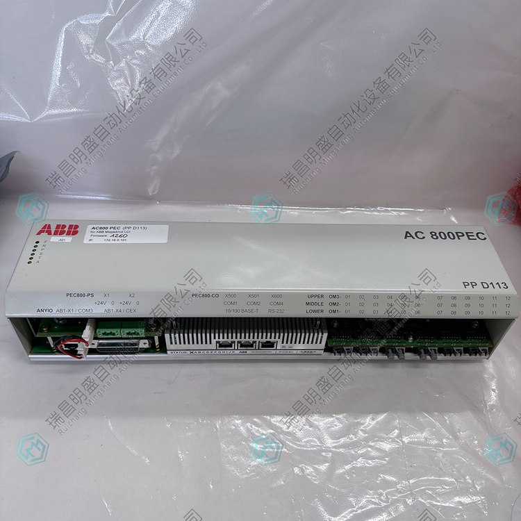 ABB PPD113B03-26-100110 3BHE023584R2634 励磁控制器