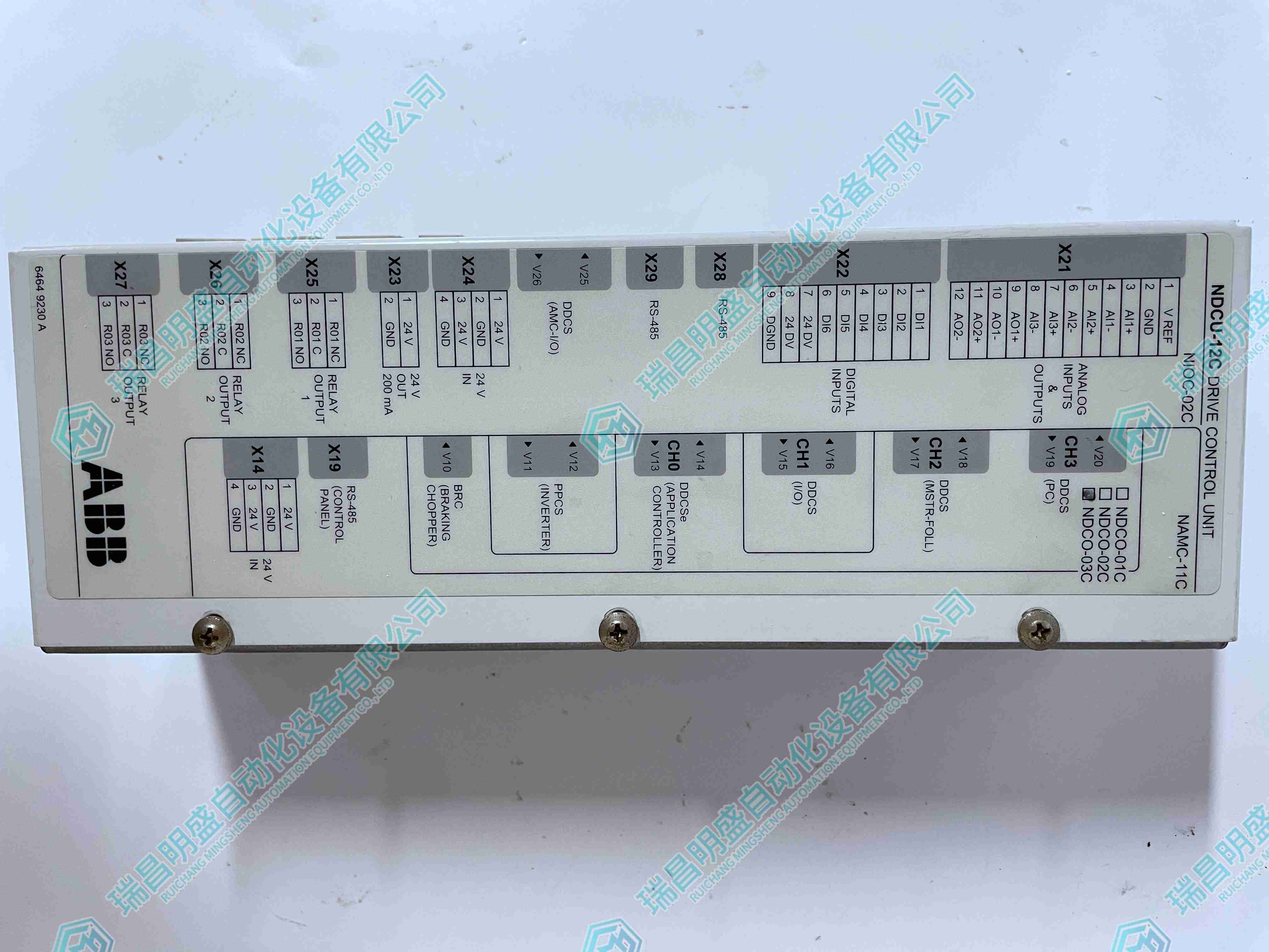 ABB NDCU-12C NDCU-12CK 驱动控制单元 